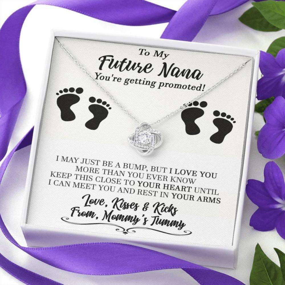 Grandmother To Be Necklace, New Nana Gift, Gift For Grandmother To Be, Pregnancy Reveal Gift For Future Nana, Promoted To Nana, First Time Grandma Gifts for Grandmother Rakva