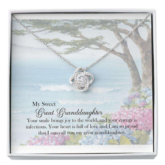 Great Granddaughter Necklace Teen Great Granddaughter Gift Love Great Granddaughter Sentimental Teenager Gift Custom Necklace Gifts For Daughter Rakva