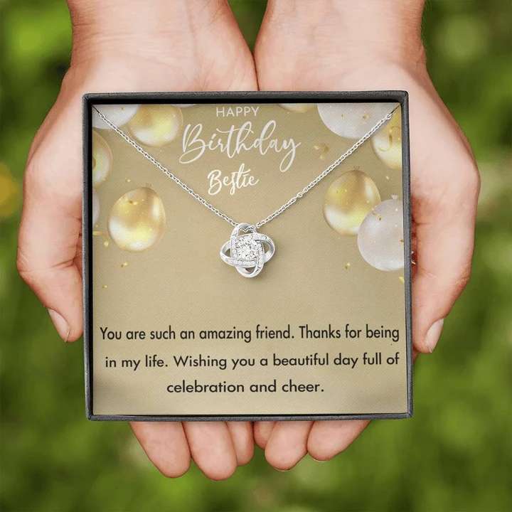 Happy Birthday Gift For Female Bestie - 925 Sterling Silver Pendant Gifts For Friend Rakva