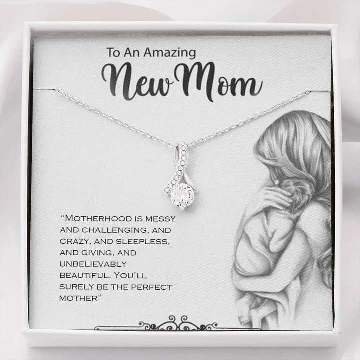 Heart-Touching Gift For Pregnant Woman/New Mom - 925 Sterling Silver Pendant Gifts For Mom To Be (Future Mom) Rakva