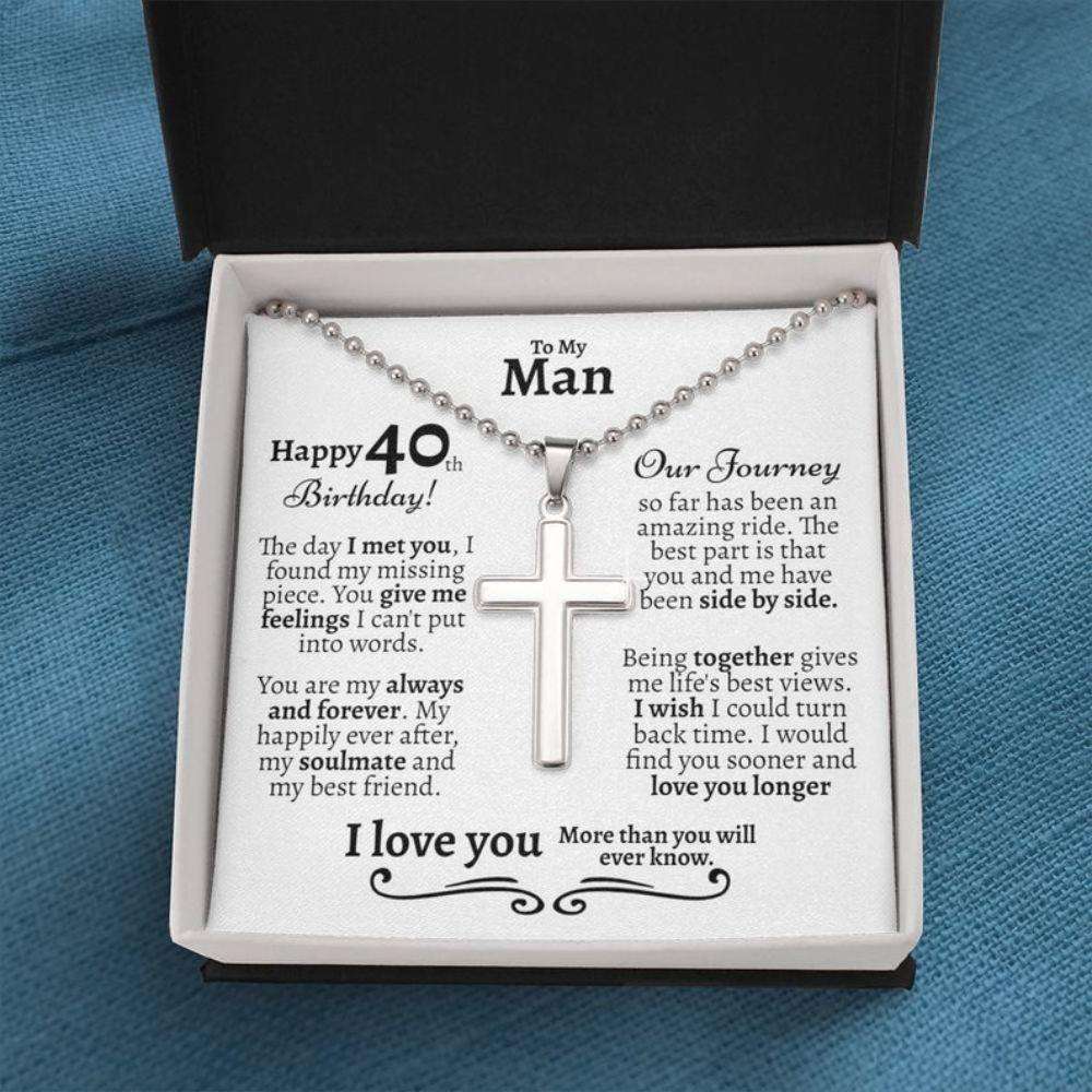 Husband Necklace, 40Th Birthday Necklace Gift For Him, Husband 40Th Birthday Necklace Gift, Gift For Him 40Th Birthday Gifts For Husband Rakva