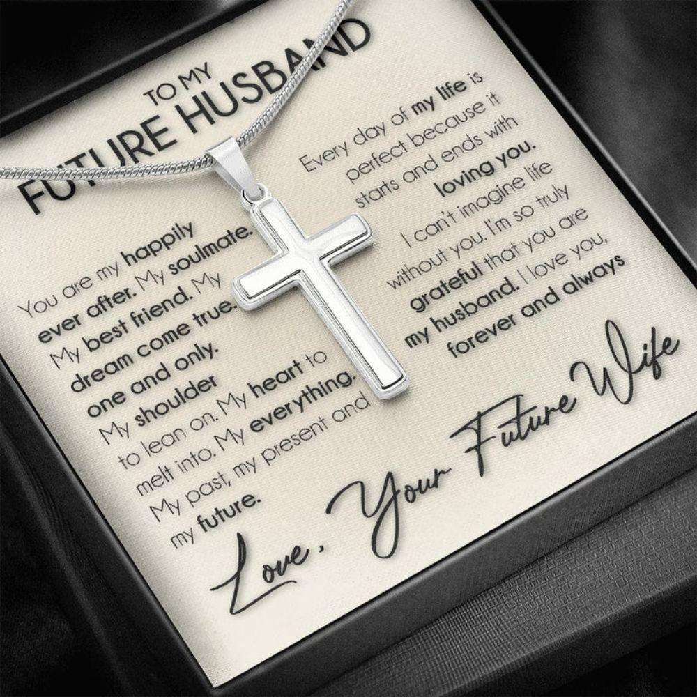 Husband Necklace, Boyfriend Necklace, Necklace Gift For Future Husband, Boyfriend Sentimental Anniversary Promise Wedding Gift Gifts For Boyfriend Rakva