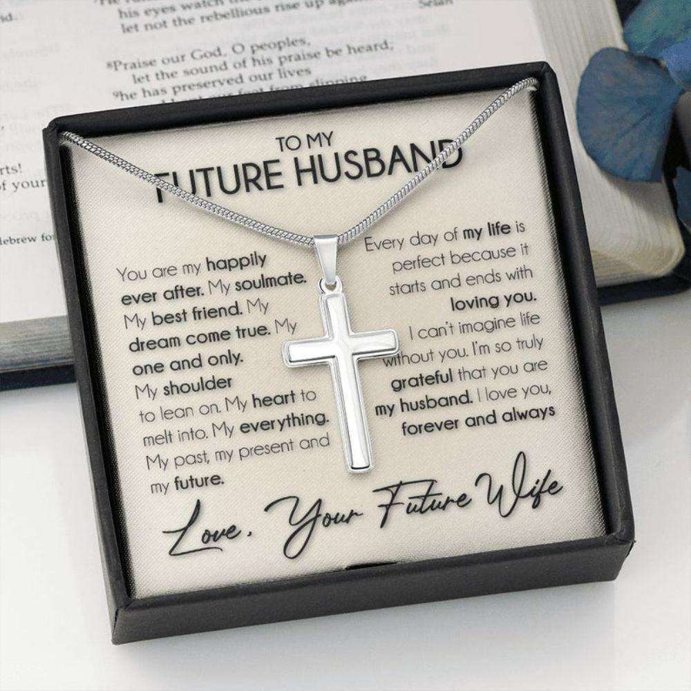 Husband Necklace, Boyfriend Necklace, Necklace Gift For Future Husband, Boyfriend Sentimental Anniversary Promise Wedding Gift Gifts For Boyfriend Rakva