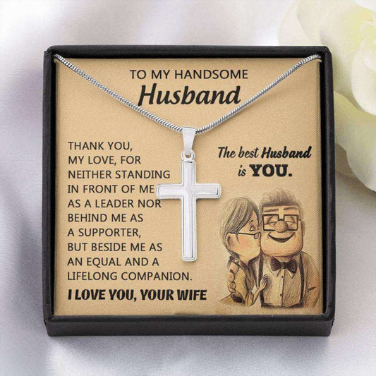 Husband Necklace, Christmas Necklace For Husband, Wedding Anniversary Necklace Gift For Husband, Husband Gift From Wife Gifts For Husband Rakva