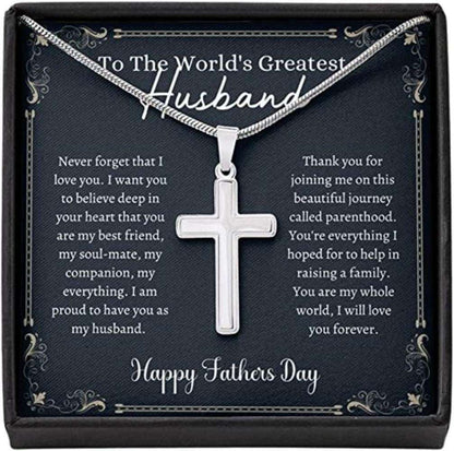 Husband Necklace, Husband Father’S Day Necklace “ My Everything Necklace, Gift For Husband From Wife Father's Day Rakva