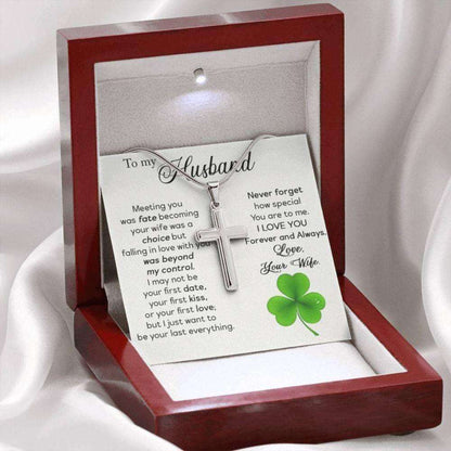 Husband Necklace, St. Patrick’S Day Gifts For Him, Patty’S Day Anniversary Gift For Husband, Lucky St Patty Day Gifts For Husband Rakva