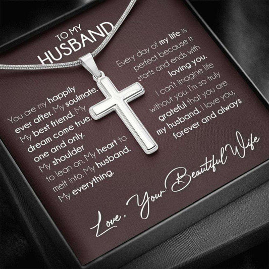 Husband Necklace, To My Husband Necklace Gifts, Anniversary Gift For Husband From Wife, Wedding Gift Gifts For Husband Rakva