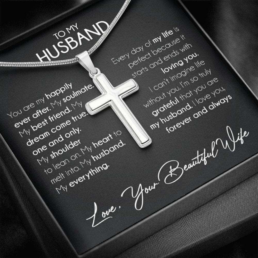 Husband Necklace, To My Husband Necklace Gifts, Anniversary Gift For Husband From Wife, Wedding Gift Gifts For Husband Rakva