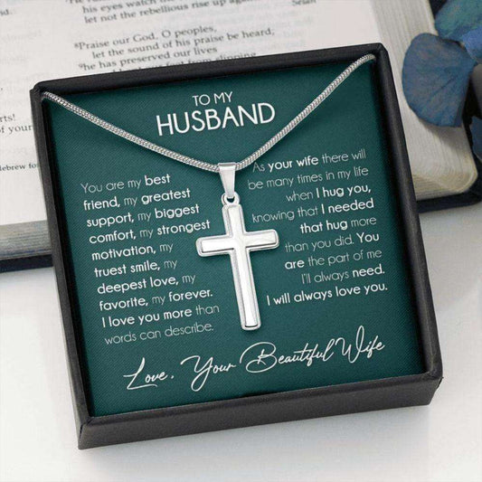 Husband Necklace, To My Husband Necklace Gifts, Anniversary Gift For Husband From Wife, Wedding Gift Gifts For Husband Rakva