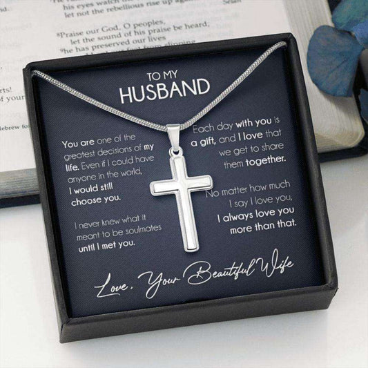 Husband Necklace, To My Husband Necklace Gifts, Anniversary Gift For Husband From Wife, Wedding Gift Gifts For Husband Rakva