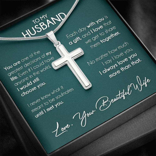 Husband Necklace, To My Husband Necklace Gifts, Anniversary Gift For Husband From Wife, Wedding Gift Gifts For Husband Rakva