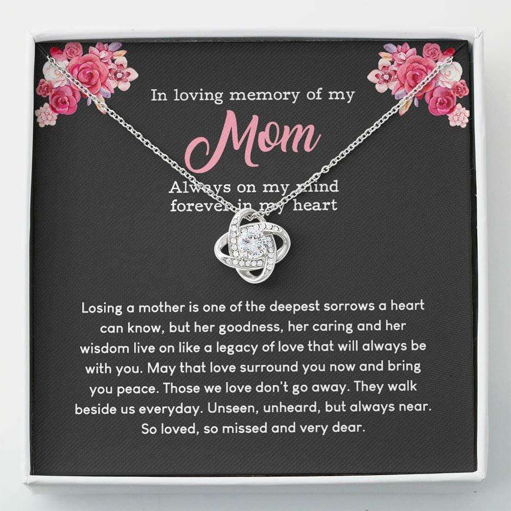 In Loving Memory Of Mom Necklace “ Memorial Necklace Gift For Daughter Dughter's Day Rakva