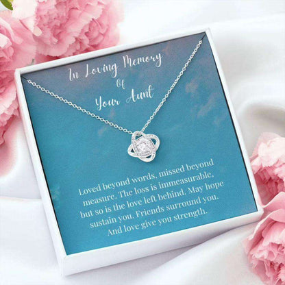 In Loving Memory Of Your Aunt Necklace, Memorial Gifts For Loss Of An Aunt Gift Gifts for Niece Rakva