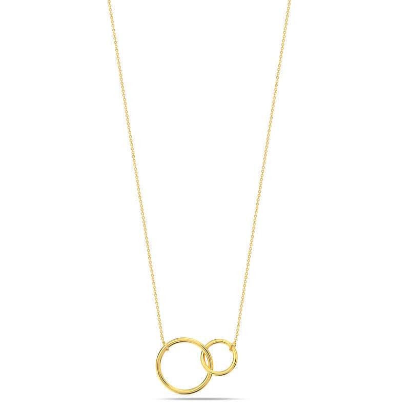 Infinite Connection: 925 Sterling Silver Interlocking Infinity Double Circle Pendant Necklace for Women and Girls For Self Rakva