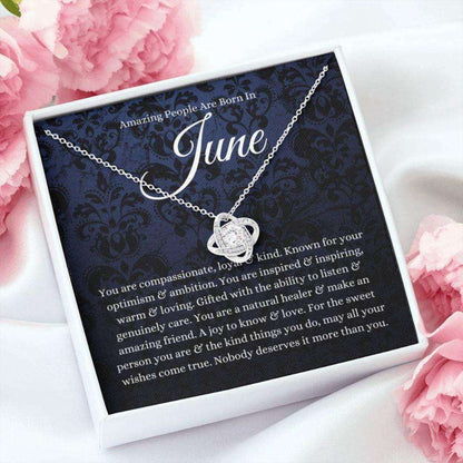 June Zodiac Necklace Gift, Born In June Gift, June Horoscope Necklace Happy Birthday Rakva