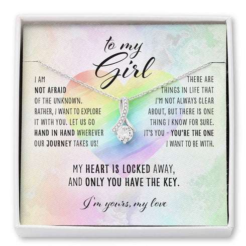 Lgbt Necklace, To My Girl “ Lesbian Lgbtq Alluring Beauty Necklace Gifts For Friend Rakva