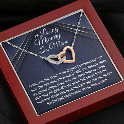 Loss Of Mother Necklace Gift, Sympathy Necklace, Bereavement Gift, Mom Memorial Gift, Sorry For Your Loss, Remembrance Memorials Necklace Rakva