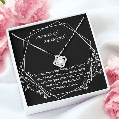 Mama Of An Angel “ Child Loss Gift “ Love Knot Necklace Memorials Necklace Rakva