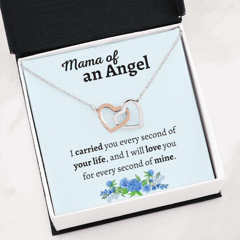 Mama Of An Angel Necklace Memorial Gift. Remembrance Pregnancy Loss Miscarriage Sympathy Necklace Gifts for Mother (Mom) Rakva