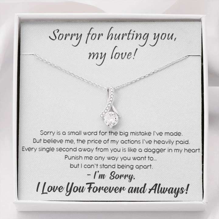 Meaningful Sorry Gift For Girlfriend/Wife - 925 Sterling Silver Pendant For Karwa Chauth Rakva
