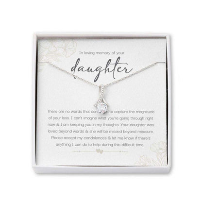 Memorials Necklace, Bereavement Gift, Loss Of Daughter, In Loving Memory Of Daughter Memorial Necklace, Gifts For Daughter Rakva