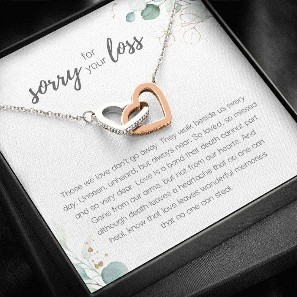 Memorials Necklace, Grief Gift, Sorry For Your Loss, Sympathy Gift, Loss Of A Loved One Remembrance Necklace Memorials Necklace Rakva