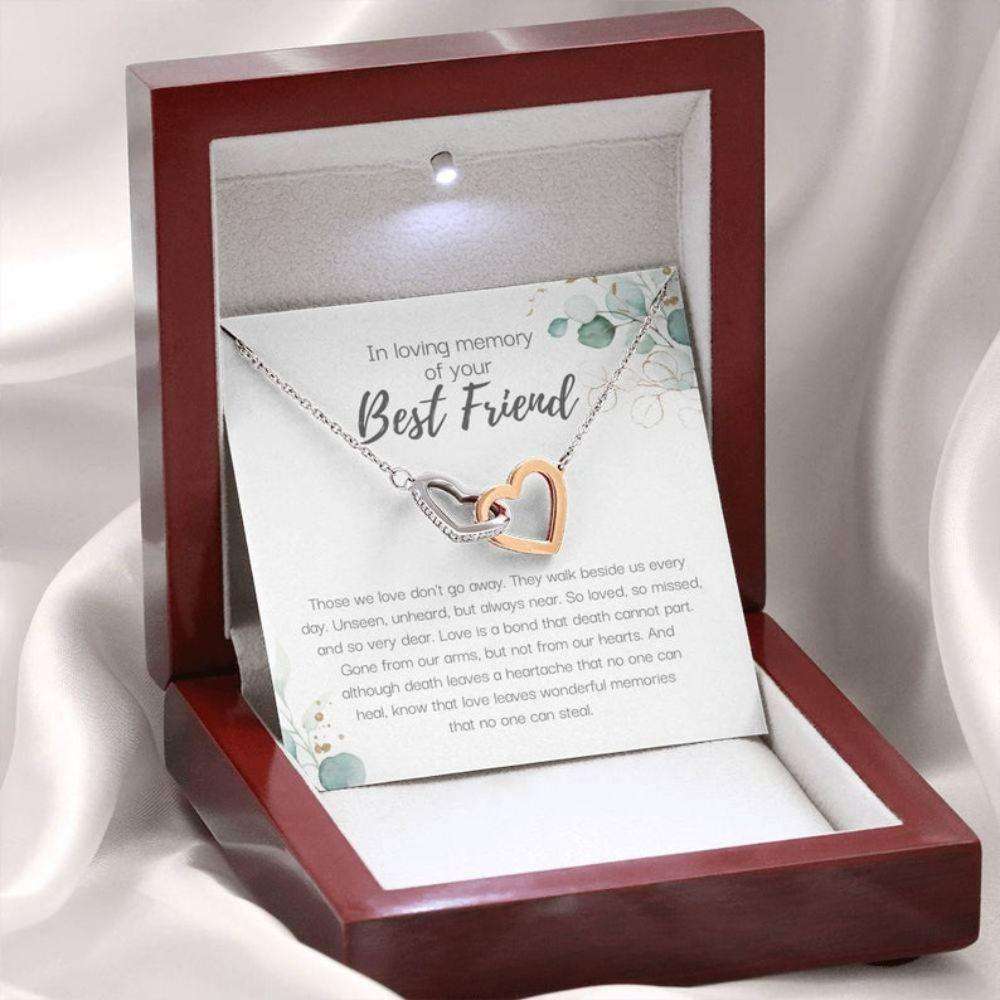 Memorials Necklace, Loss Of Best Friend Gift, Best Friend Grief Gift, Sympathy Gift, Friend Remembrance Necklace Memorials Necklace Rakva