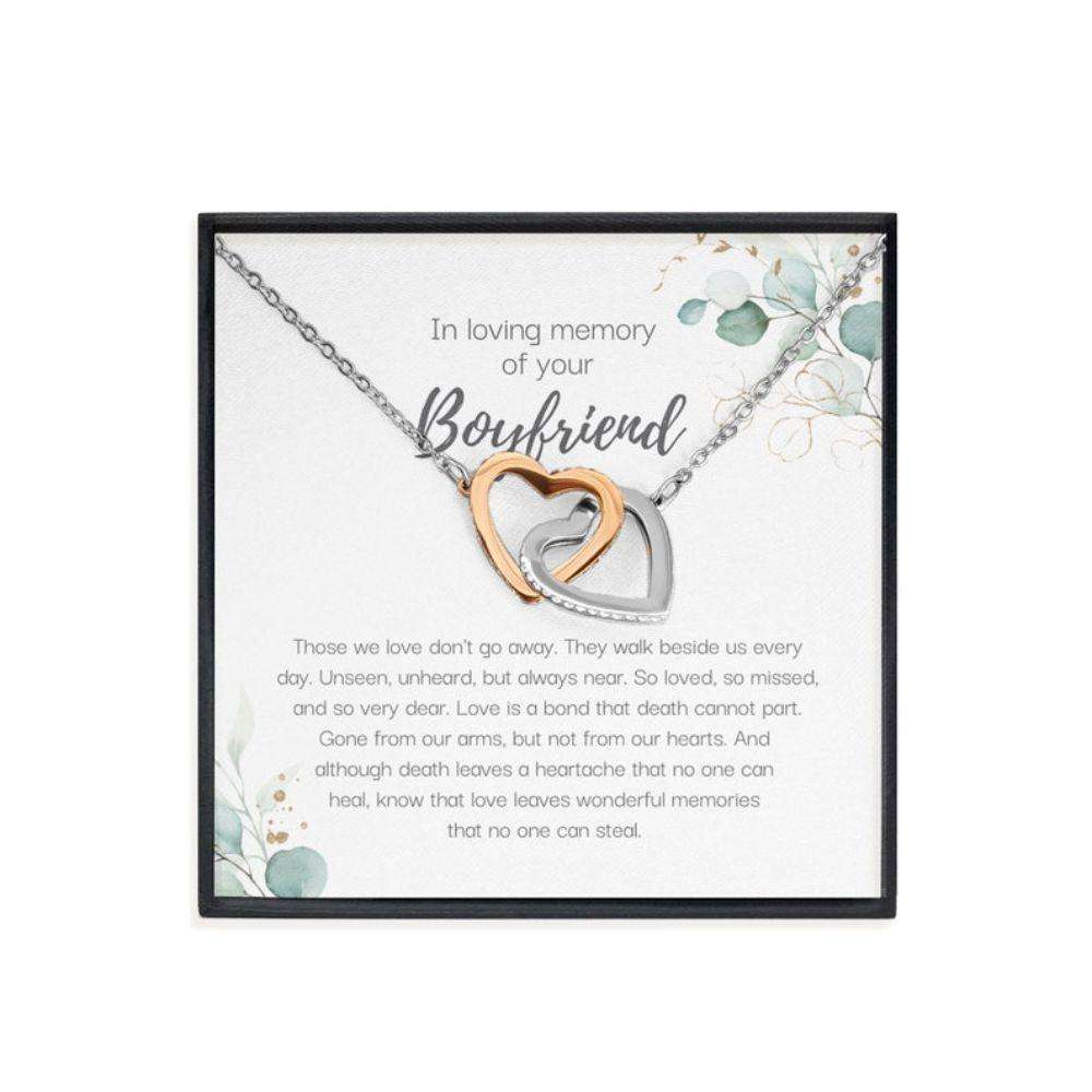 Memorials Necklace, Loss Of Boyfriend Gift, Grief Gift, Sympathy Gift, Boyfriend Remembrance Necklace Memorials Necklace Rakva