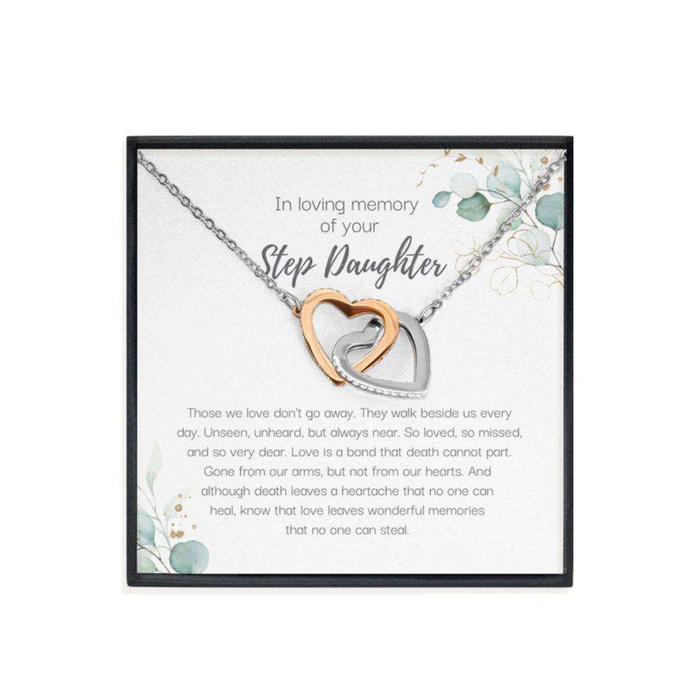 Memorials Necklace, Loss Of Step Daughter Gift, Grief Gift, Sympathy Gift, Step Daughter Remembrance Necklace, Bereavement Gift Gifts For Daughter Rakva