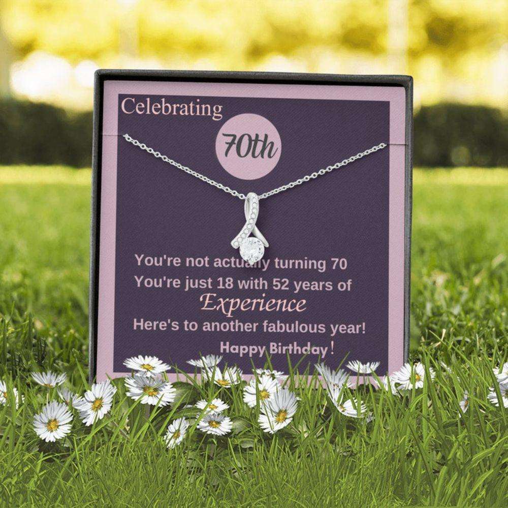 Mom Necklace, 70Th Birthday Necklace Gift For Mom, 70Th Birthday, Alluring Necklace, 70Th Anniversary, 70Th Necklace Grandma Gift Gifts for Mother (Mom) Rakva