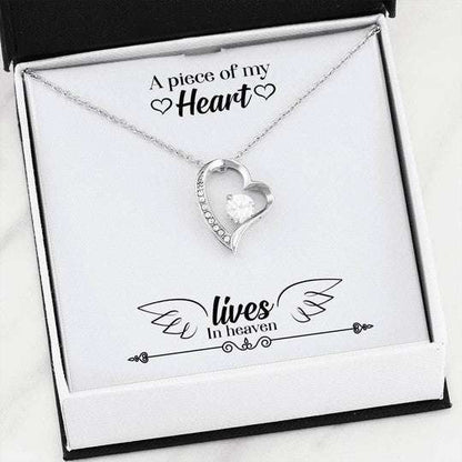 Mom Necklace, A Piece Of My Heart Forever Love Necklace Gift For Mom Gifts for Mother (Mom) Rakva
