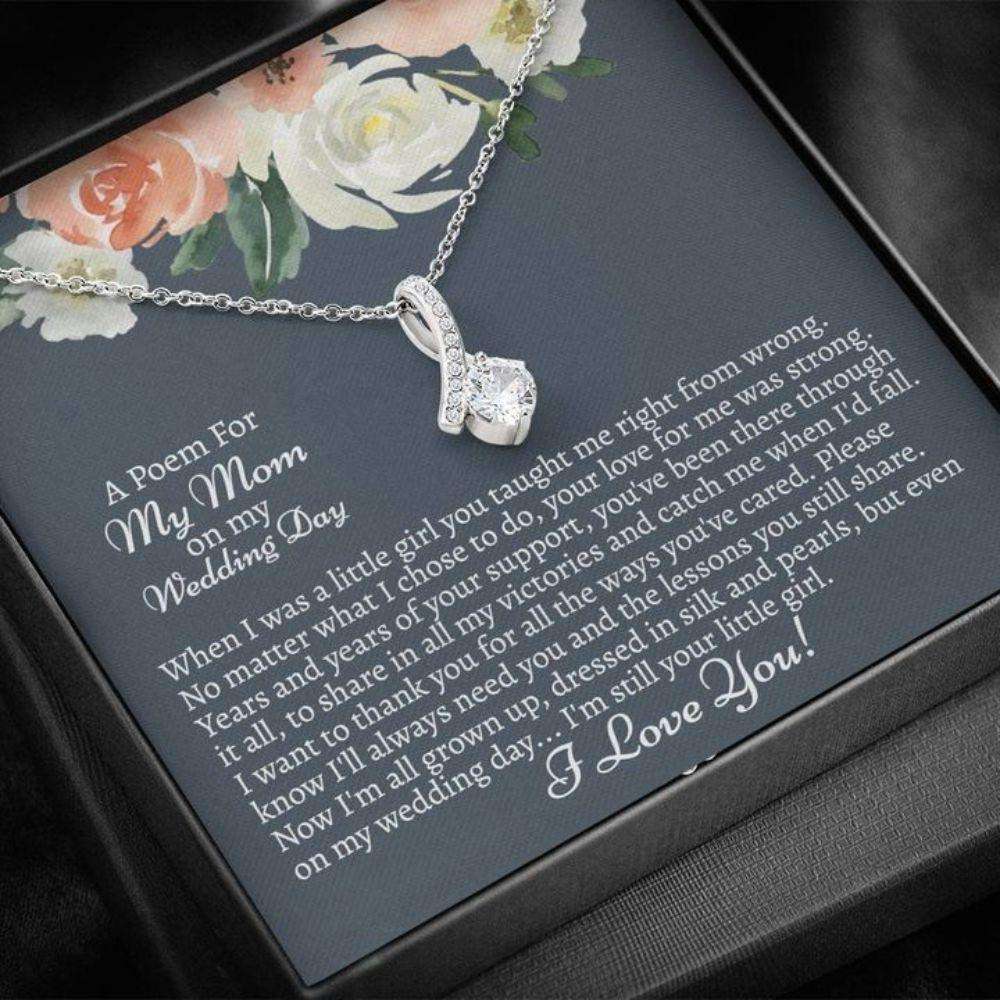 Mom Necklace, A Poem For My Mom, Jewelry For Women, Mother’S Day Necklace Gift, Alluring Beauty Necklace Gifts for Mother (Mom) Rakva