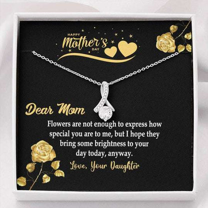 Mom Necklace, Alluring Beauty Necklace Daughter Gift For Mom How Special You Are To Me Gifts For Daughter Rakva