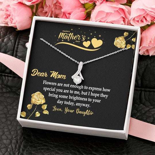 Mom Necklace, Alluring Beauty Necklace Daughter Gift For Mom How Special You Are To Me Gifts For Daughter Rakva