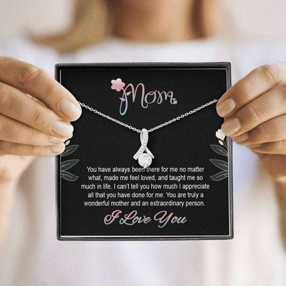 Mom Necklace, Alluring Beauty Necklace Gift For Mom I Appreciate All That You Have Done For Me Gifts for Mother (Mom) Rakva