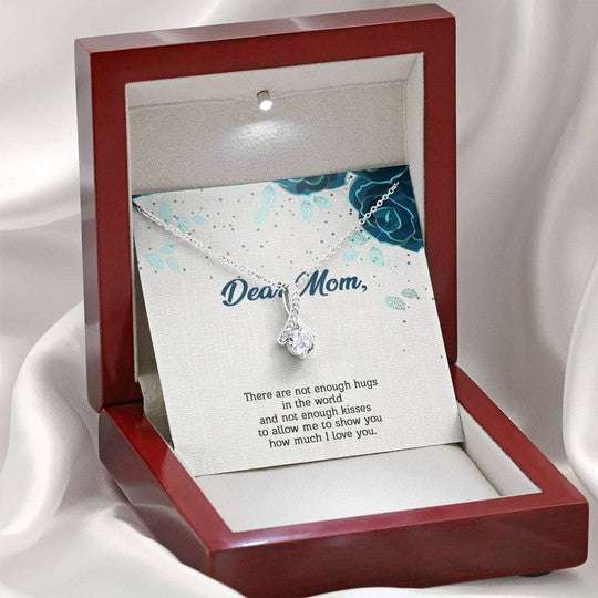 Mom Necklace, Alluring Beauty Necklace Gift For Mom Lots Of Hugs And Kisses Gifts for Mother (Mom) Rakva