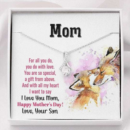 Mom Necklace, Alluring Beauty Necklace Gift For Mom You Are So Amazing Fox Gifts for Mother (Mom) Rakva