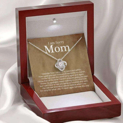 Mom Necklace, Apology Gift For Mom, I’M Sorry Mom, Apology Necklace For Mom, Daughter To Mom Apology Gifts For Daughter Rakva