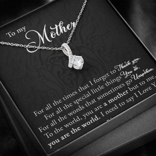 Mom Necklace, Appreciation Gift Necklace For Mom, Mom Christmas Necklace, Mom Christmas Necklace From Daughter/Son Gifts For Daughter Rakva