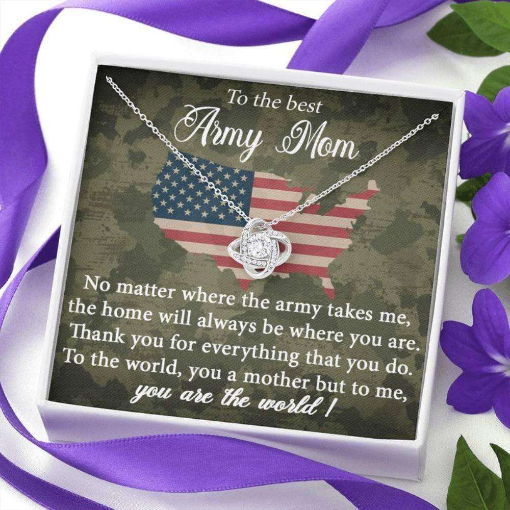 Mom Necklace, Army Mom Necklace, Gift Military Mom, Deployment Gift For Mom, Military Jewelry, Army Necklace For Mom, Army Mom Gifts Gifts for Mother (Mom) Rakva