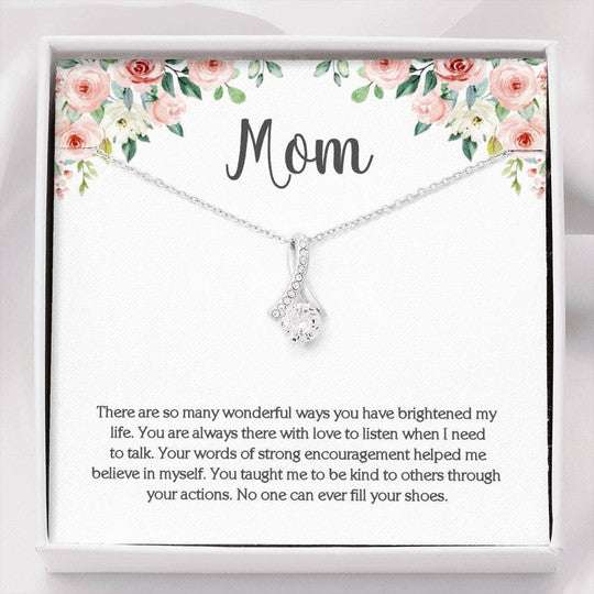 Mom Necklace, Believe In Myself Gift For Mom Alluring Beauty Necklace Gifts for Mother (Mom) Rakva