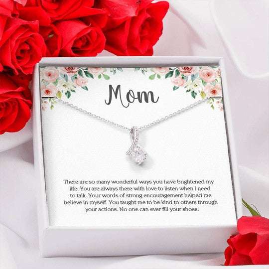 Mom Necklace, Believe In Myself Gift For Mom Alluring Beauty Necklace Gifts for Mother (Mom) Rakva