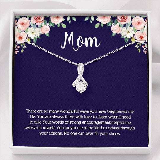 Mom Necklace, Believe In Myself Gift For Mom Alluring Beauty Necklace Gifts for Mother (Mom) Rakva