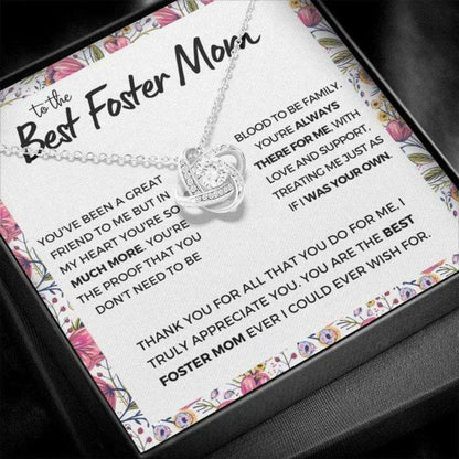 Mom Necklace, Best Foster Mom Gifts For Mothers Day Necklace Sentimental Present For Bonus Mom Gifts for Mother (Mom) Rakva