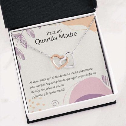 Mom Necklace, Best Madre Necklace “ Spanish Necklace Gift “ Regalos Para Madre “ Joyas Con Mensaje “ Best Madre Ever Gifts for Mother (Mom) Rakva