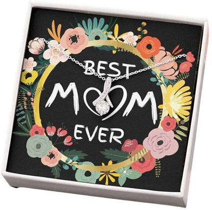 Mom Necklace, Best Mom Ever Necklace Gift For Mom Mama Or Mother Gifts for Mother (Mom) Rakva