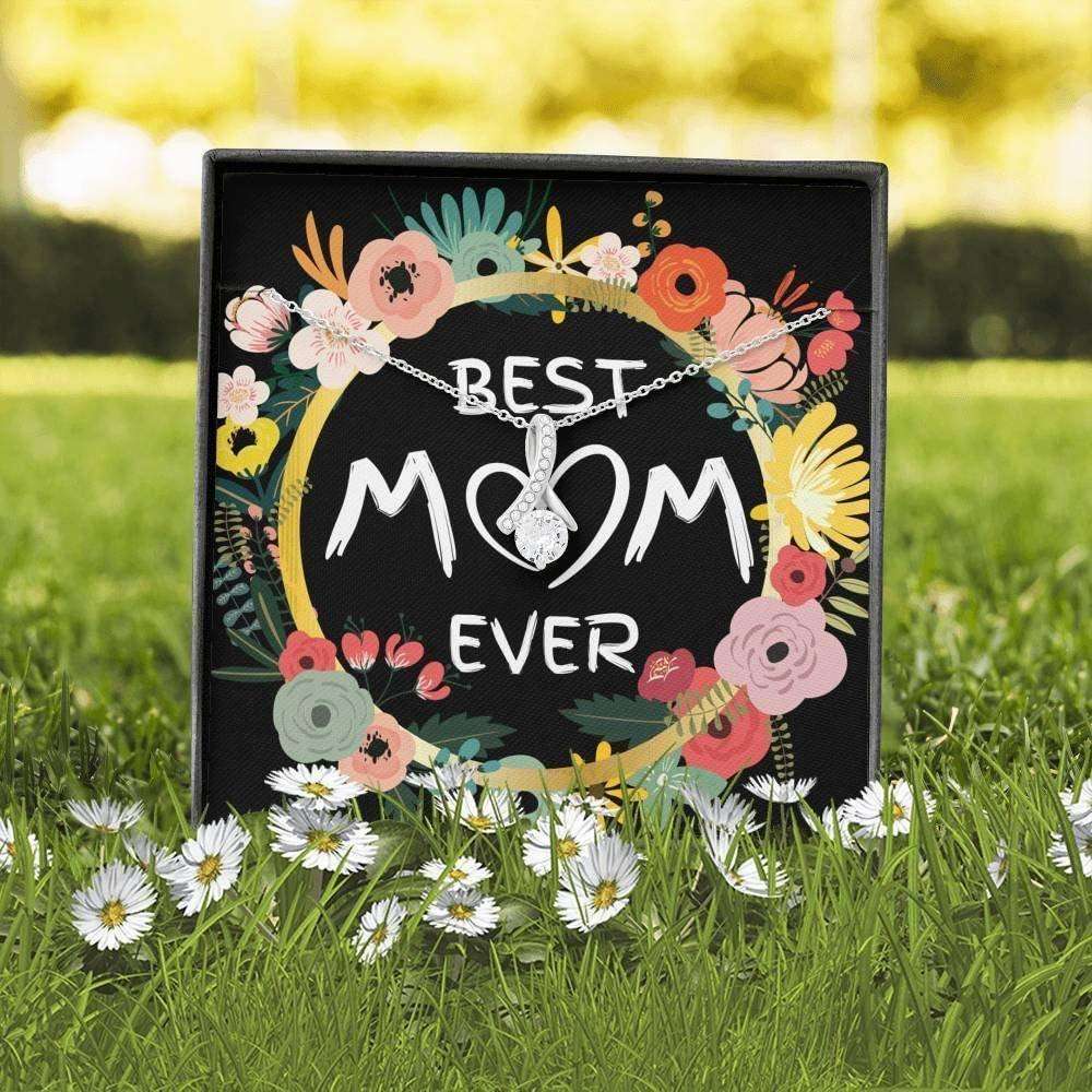 Mom Necklace, Best Mom Ever Necklace Gift For Mom Mama Or Mother Gifts for Mother (Mom) Rakva