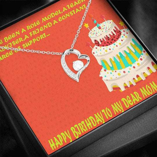 Mom Necklace, Birthday Gift For Mom Always Be With You Forever Love Necklace Gifts for Mother (Mom) Rakva