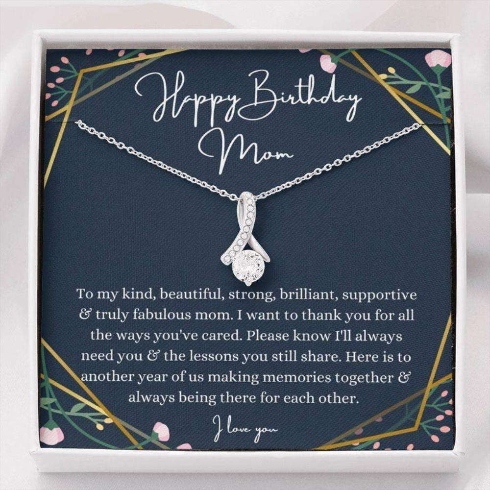 Mom Necklace Birthday Gift From Daughter/Son, Sentimental Necklace Gifts For Mom Gifts For Daughter Rakva