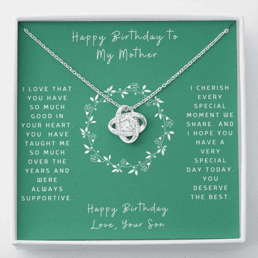 Mom Necklace, Birthday Necklace To Mom “ Necklace For Mom “ Gift Necklace With Message Card Gifts for Mother (Mom) Rakva